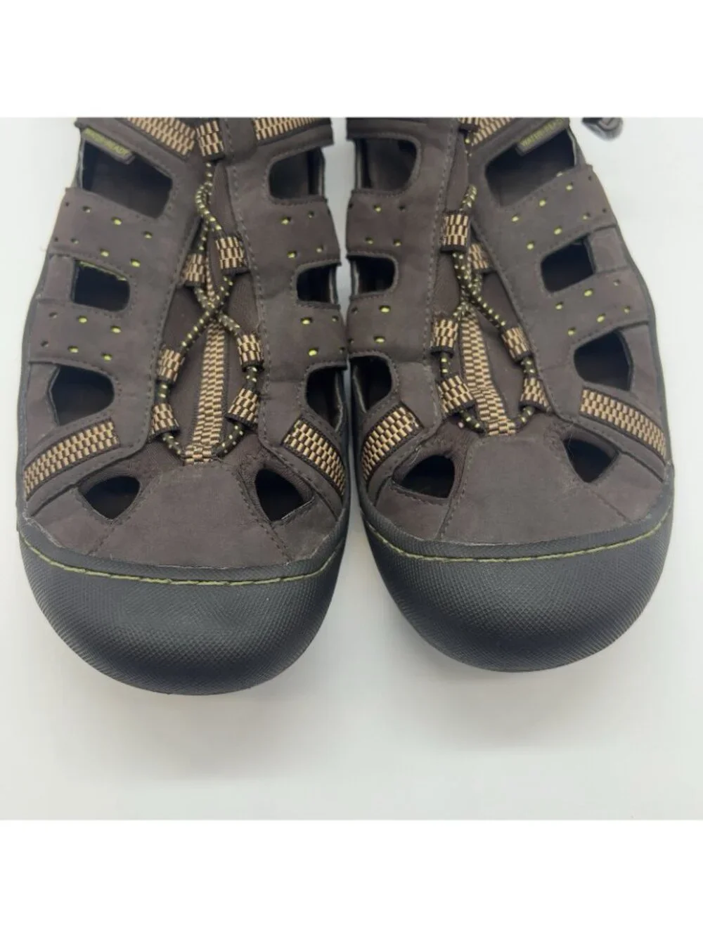 J 41 Jeep Adventure On Groove II Athletic Water Sandal Shoes Brown Mens Shoe 10M